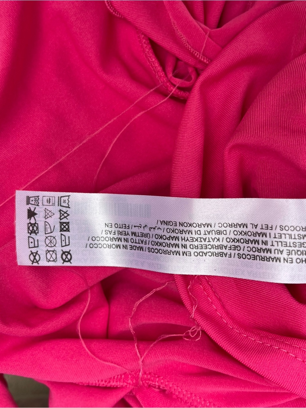 Bershka Fuchsia Pink Strapless Ruffled Midi Dress Y2K Size L - Picture 5 of 10